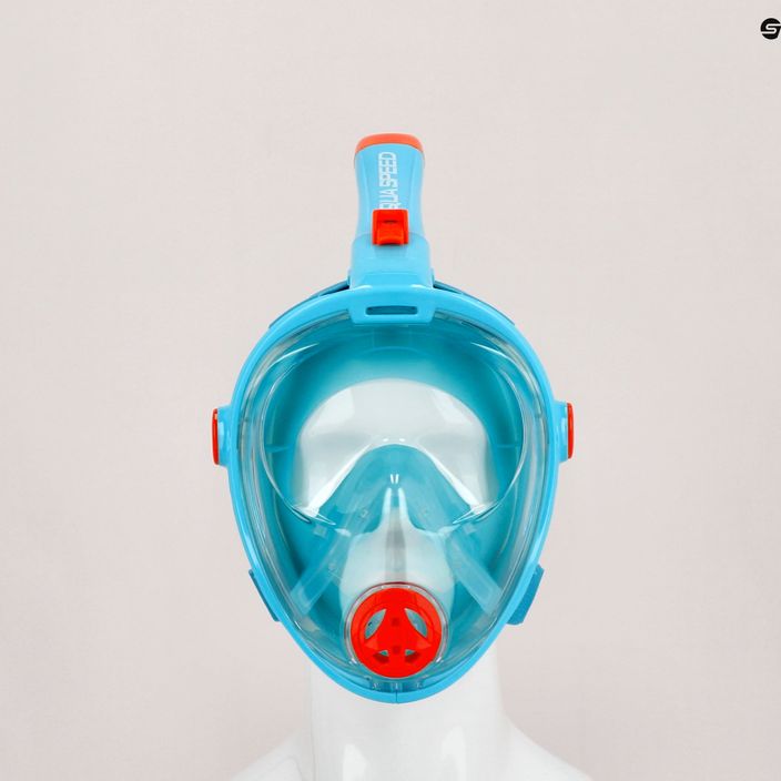 Целолицева маска за гмуркане с шнорхел AQUA-SPEED Spectra 2.0 Kid turquoise 248 8