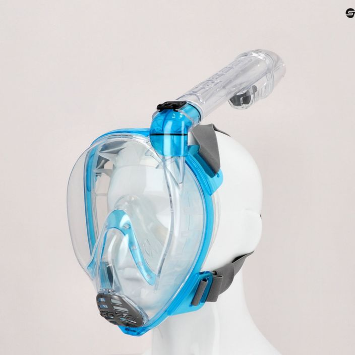 Cressi Baron маска за гмуркане с шнорхел тюркоазена XDT020025 5