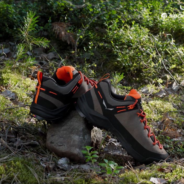 Salewa Wildfire Кожени мъжки туристически обувки кафяви 00-0000061395 9