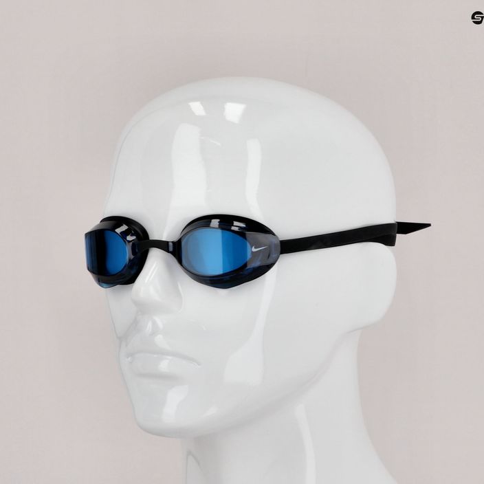 Nike VAPORE Очила за плуване черни/сини NESSA177 6