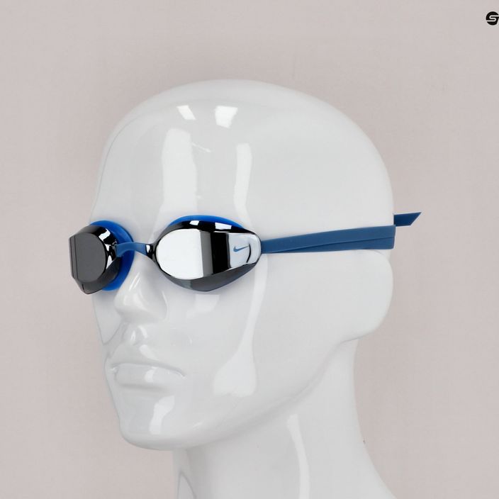 Nike Vapor Mirror 444 сини очила за плуване NESSA176 7