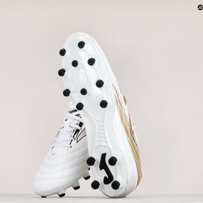Мъжки футболни обувки Joma Xpander FG white/gold 10