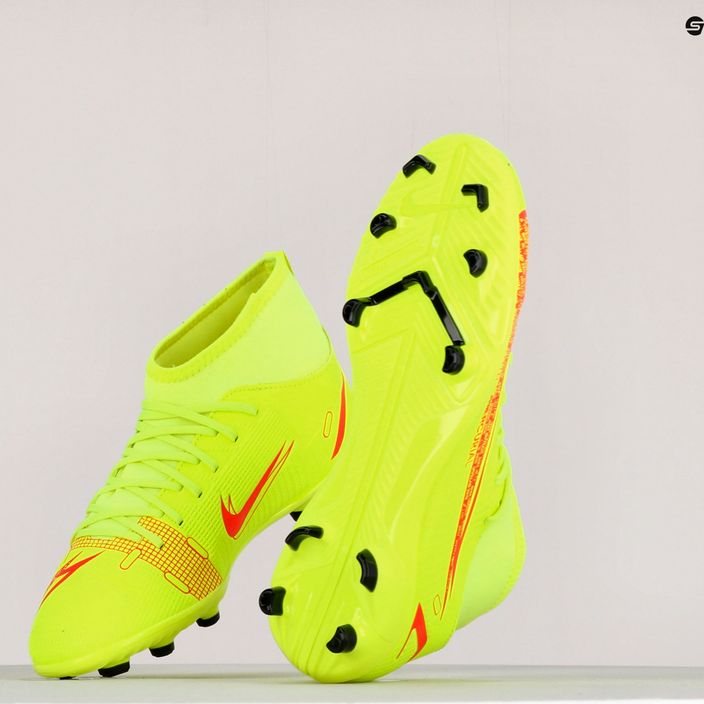 Детски футболни обувки Nike Superfly 8 Club FG/MG Jr жълти CV0790-760 11