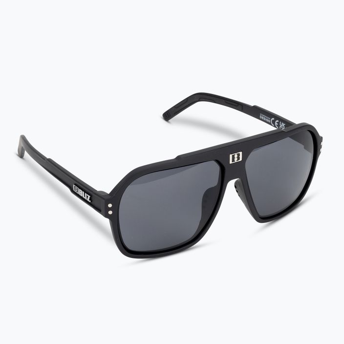Огледални велосипедни очила Bliz Targa S3 матово черно/димящо сребристо