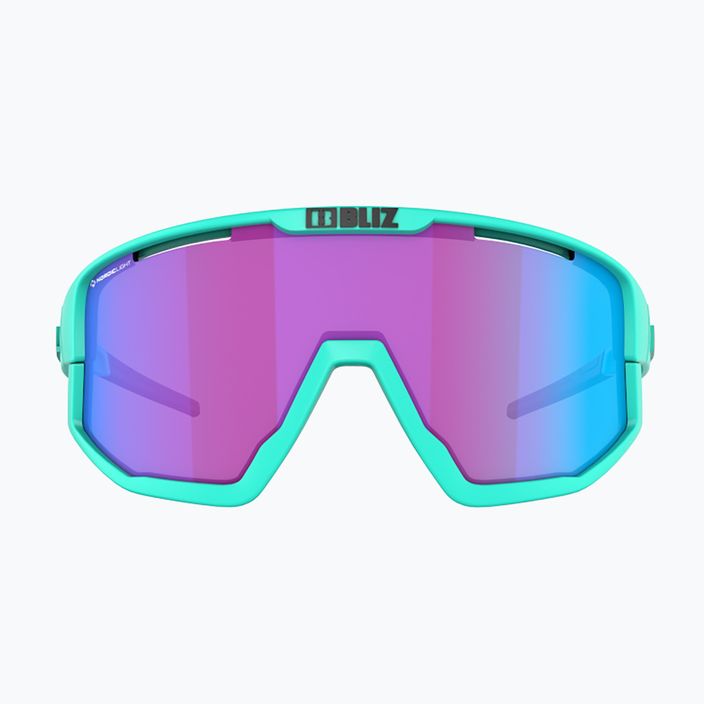 Очила за колоездене Bliz Fusion Nano Optics Nordic Light S2 матови тюркоаз/бегония/виолетово синьо мулти 5