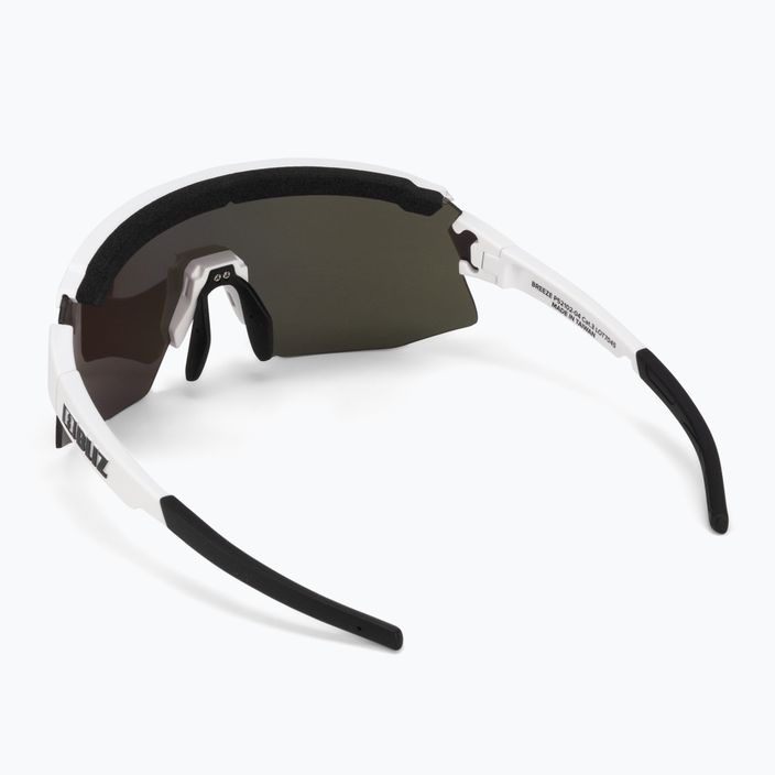 Bliz Breeze S3+S0 матови бели / кафяви розови мулти / прозрачни очила за колоездене P52102-04 3