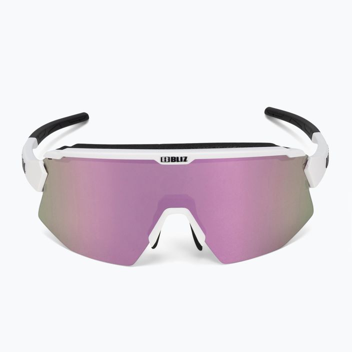 Bliz Breeze S3+S0 матови бели / кафяви розови мулти / прозрачни очила за колоездене P52102-04 4