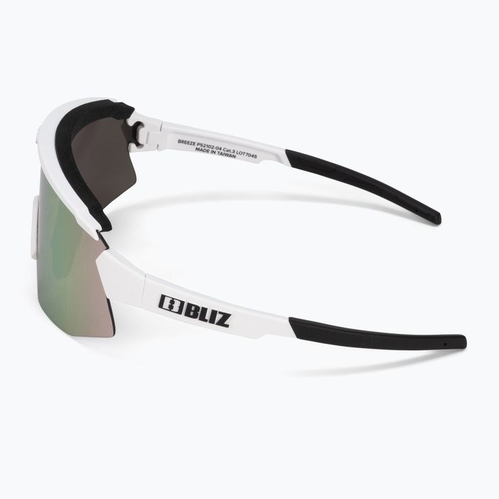 Bliz Breeze S3+S0 матови бели / кафяви розови мулти / прозрачни очила за колоездене P52102-04 5