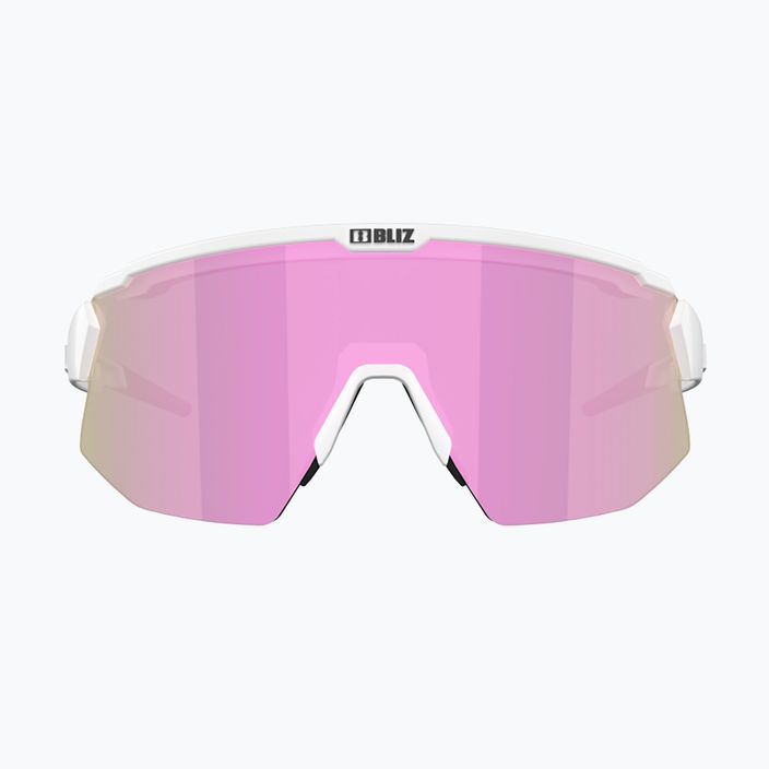 Очила за колоездене Bliz Breeze Small S3+S0 матови бели/кафяви розови мулти/прозрачни 3