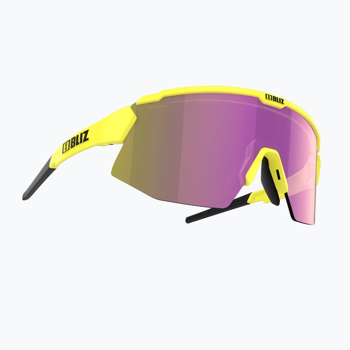 Bliz Breeze S3+S1 матови неоново жълти/кафяви лилави мулти/розови очила за колоездене