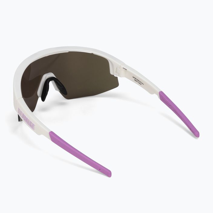 Очила за колоездене Bliz Matrix S3 мат бяло лилаво лого / кафяво розово мулти 52304-04 2