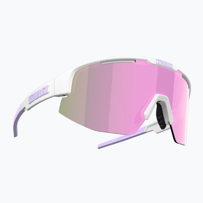 Очила за колоездене Bliz Matrix S3 мат бяло лилаво лого / кафяво розово мулти 52304-04 5