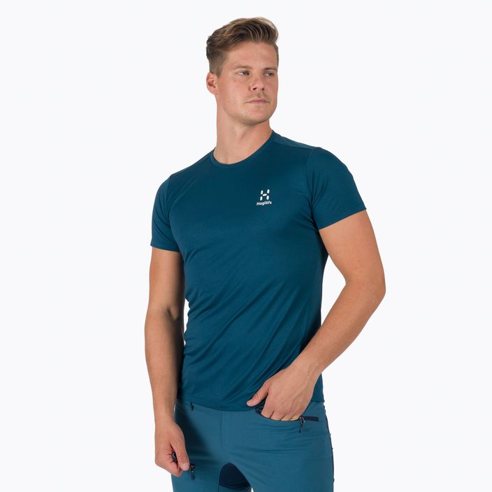 Мъжка тениска за трекинг Haglöfs L.I.M Tech Tee dark blue 605226