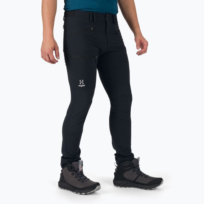 Мъжки панталони за трекинг Haglöfs Mid Slim black 605212 3