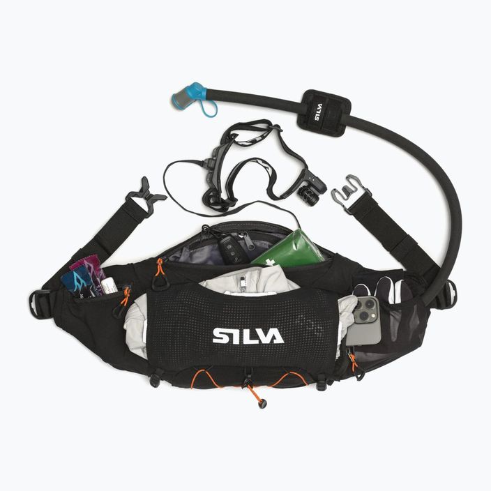 Черен колан за бягане Silva Flex 6