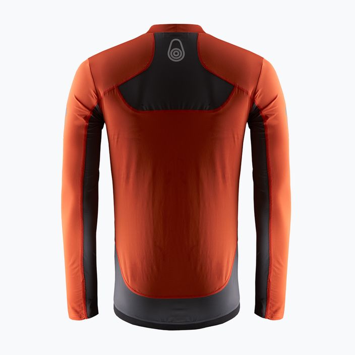 Мъжки Sail Racing Reference LS Rashguard Longsleeve fiery red 2