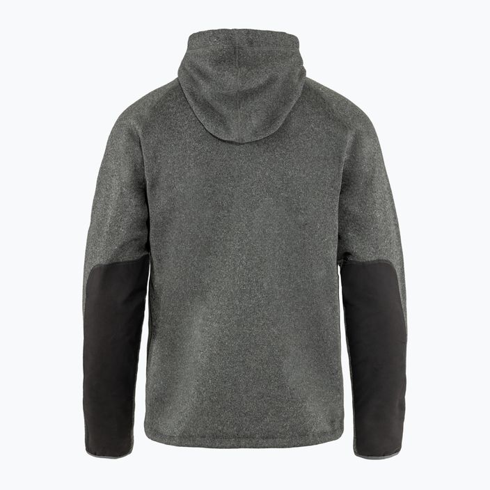 Мъжки суитшърт Fjällräven Övik Fleece Hoodie dark grey 2