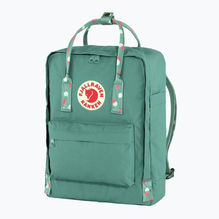 Туристическа раница Fjällräven Kanken 16 l frost green/confetti pattern 2