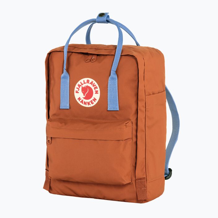 Fjällräven Kanken 16 l туристическа раница теракота кафяво/умраморно 2