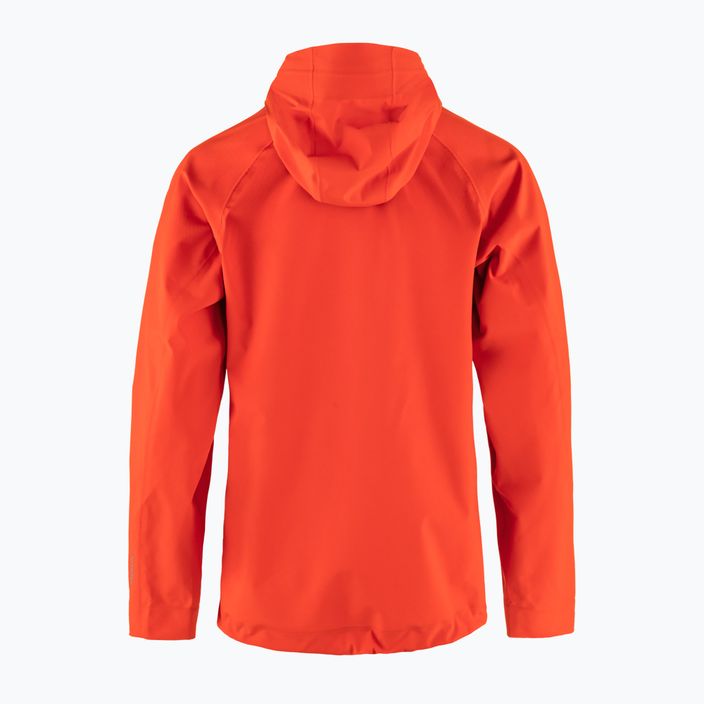 Дъждобран за жени Fjällräven HC Hydratic Trail flame orange 2