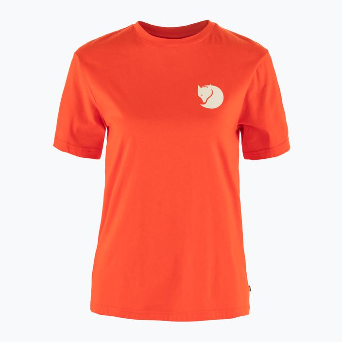 Fjällräven Walk With Nature дамска тениска flame orange