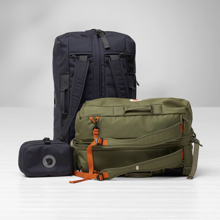 Fjällräven Färden Duffel 80 l coal black пътна чанта 7