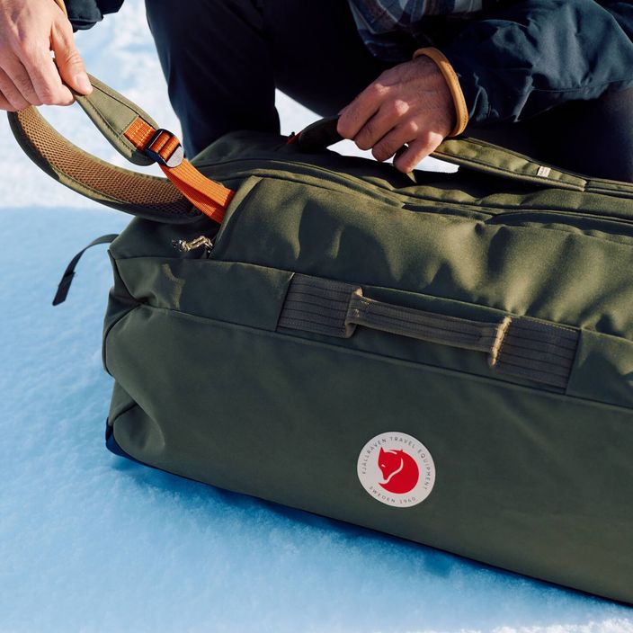 Чанта за пътуване Fjällräven Färden Duffel 80 л зелена 11