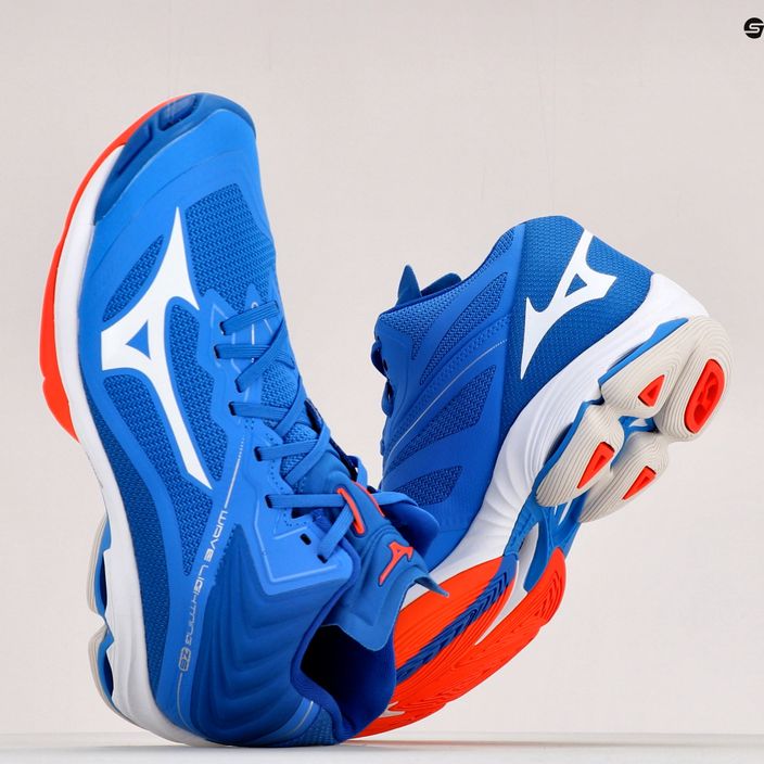 Обувки за волейбол Mizuno Wave Lightning Z6 Mid blue V1GA200524 11
