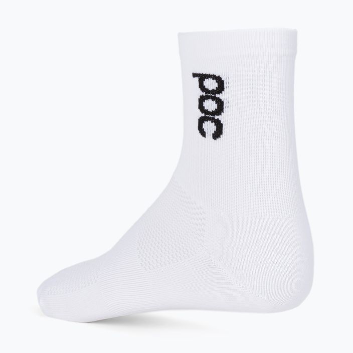 Чорапи за колоездене POC Essential Road Short hydrogen white 2