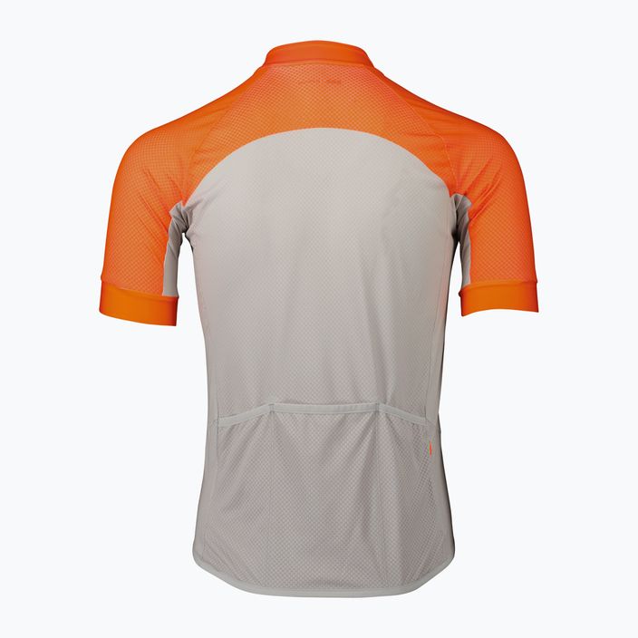 Мъжки велосипеден анцуг POC Essential Road Logo zink orange/granite grey 2
