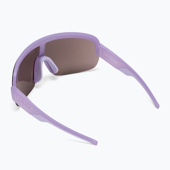 Очила за велосипеди POC Aim purple quartz translucent/clarity road silver 2