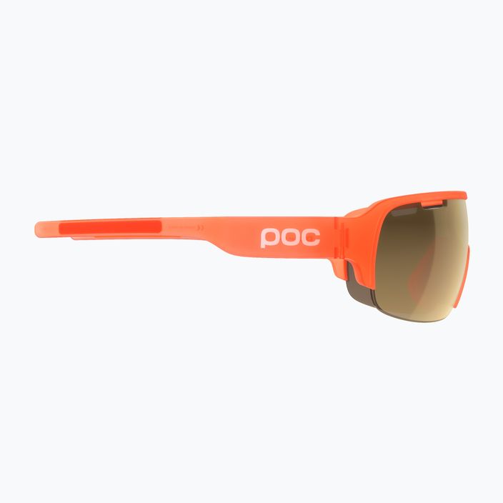 POC Do Half Blade флуоресцентно оранжеви полупрозрачни очила за колоездене 8