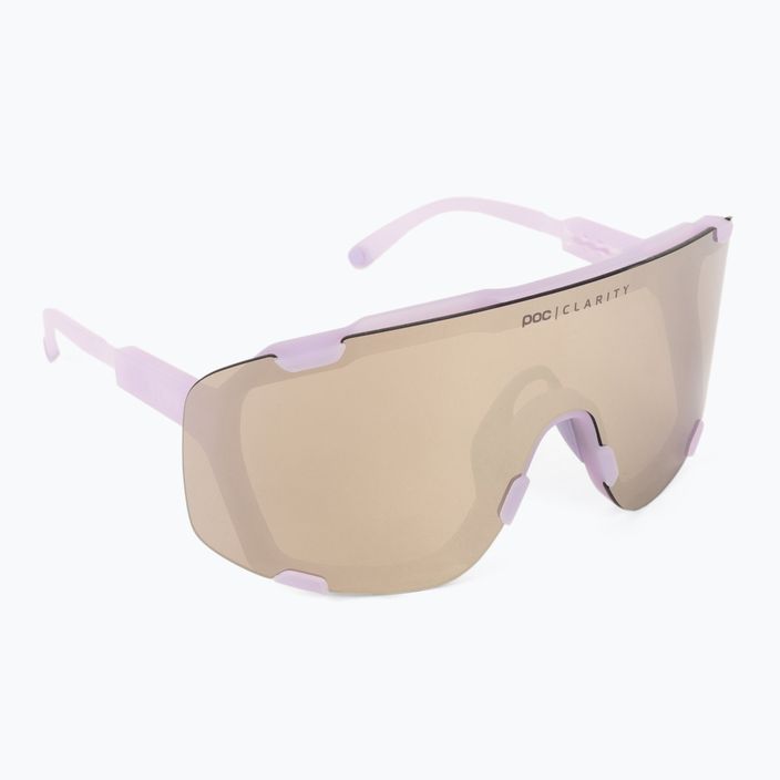 Очила за велосипеди POC Devour purple quartz translucent/clarity road silver 2
