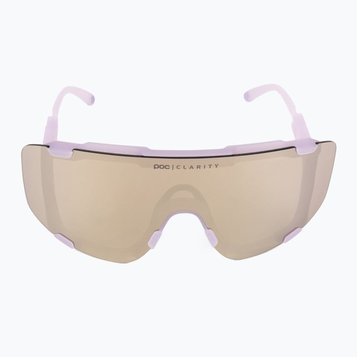 Очила за велосипеди POC Devour purple quartz translucent/clarity road silver 4