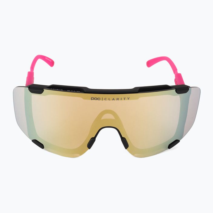 Очила за велосипеди POC Devour fluo pink/uranium black translucent/clarity road gold 4