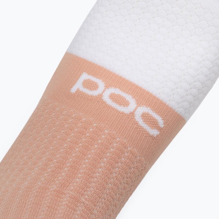 Чорапи за колоездене POC Flair Mid rock salt/hydrogen white 3