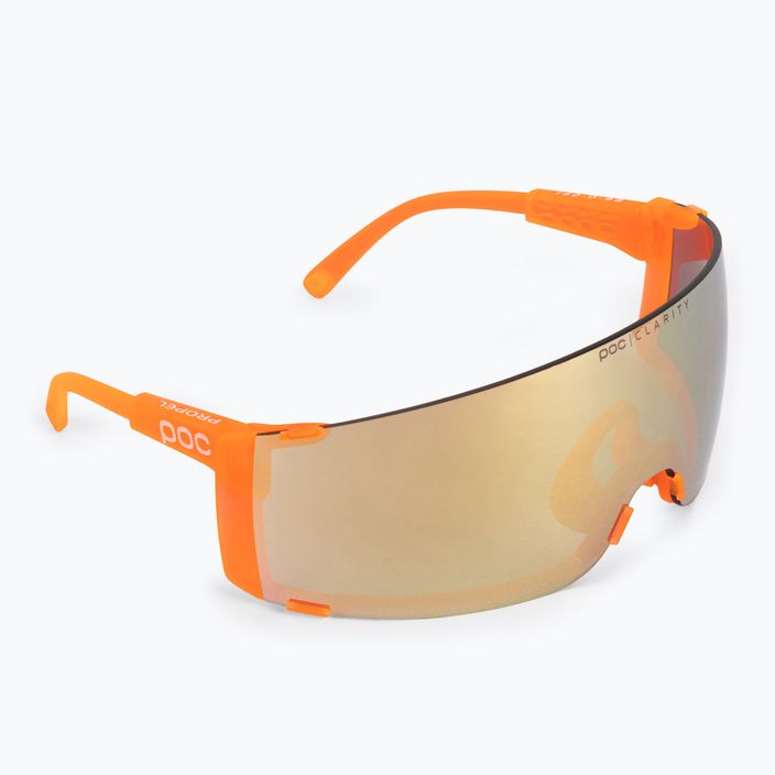 Очила за велосипеди POC Propel fluorescent orange translucent/clarity road gold 2