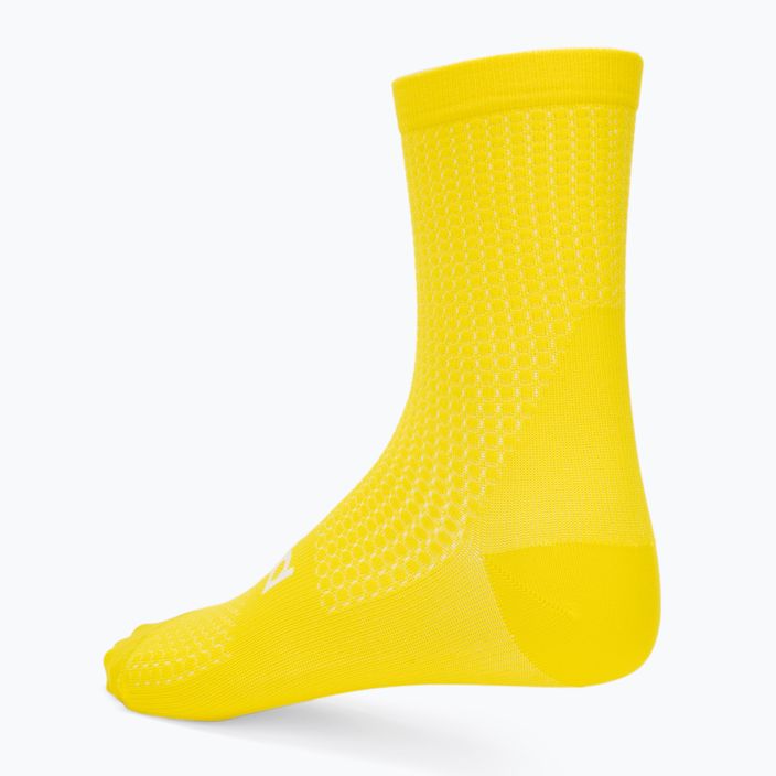 Детски чорапи за колоездене POC Essential Road aventurine yellow 2