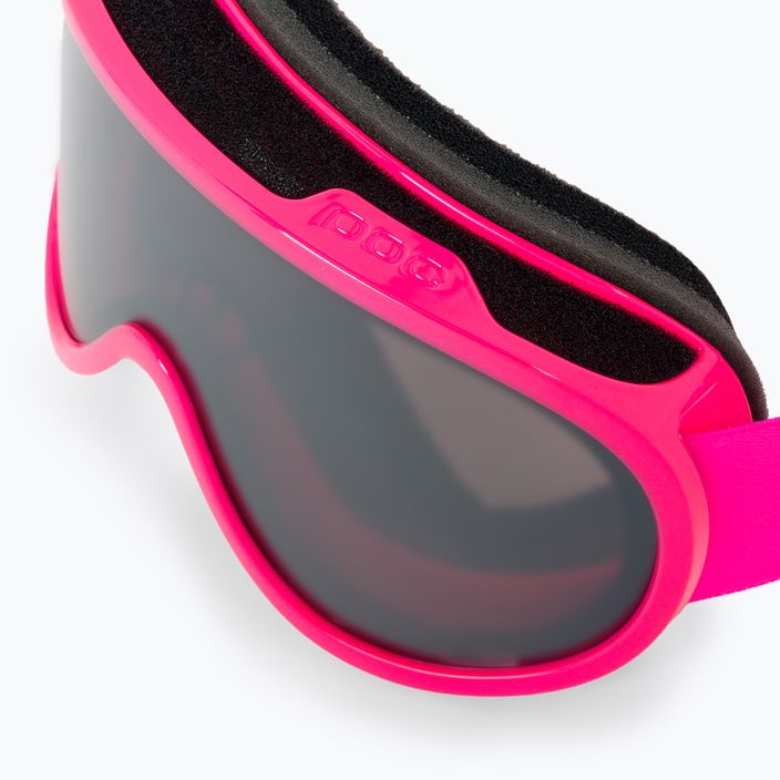 Детски очила за ски POC POCito Retina fluorescent pink/clarity pocito 5