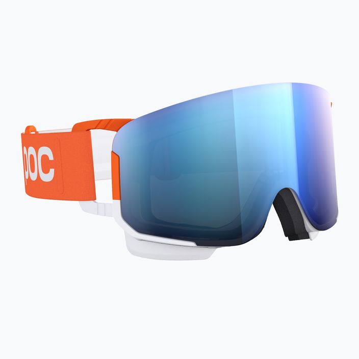 Очила за ски POC Nexal Clarity Comp fluorescent orange/hydrogen white/spektris blue 10