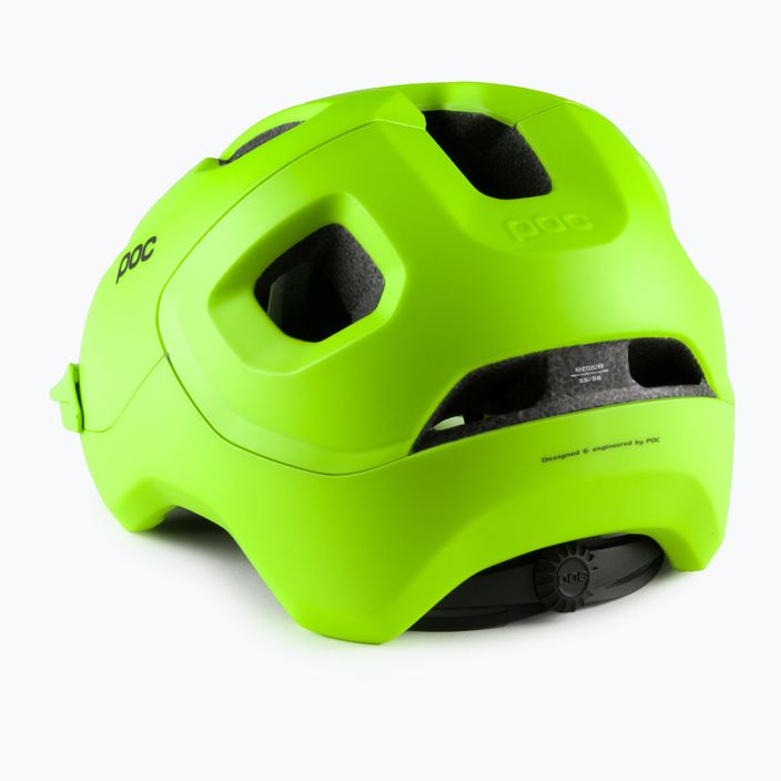 Велосипедна каска POC Axion fluorescent yellow/green matt 4