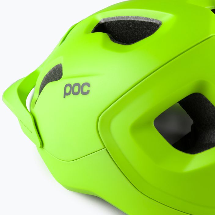 Велосипедна каска POC Axion fluorescent yellow/green matt 7