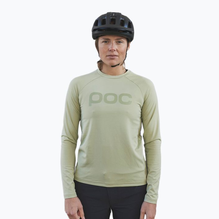 Дамски велосипеден ръкав с дълъг ръкав POC Reform Enduro Jersey prehnite green
