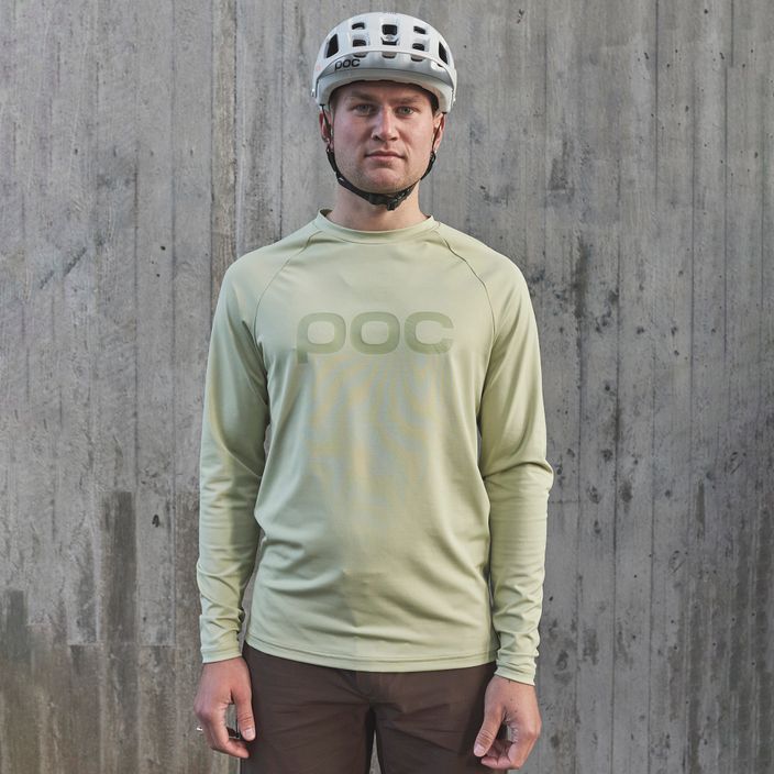 Мъжки велосипеден екип с дълъг ръкав POC Reform Enduro Jersey prehnite green 3