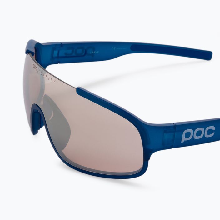 Очила за велосипеди POC Crave opal blue translucent/clarity trail silver 5