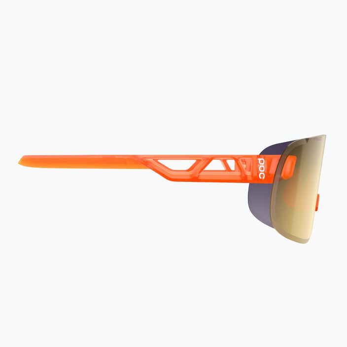 Очила за велосипеди POC Elicit fluorescent orange translucent/clarity road gold 4
