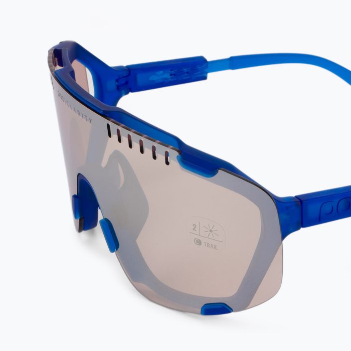 Очила за велосипеди POC Devour opal blue translucent/clarity trail silver 6