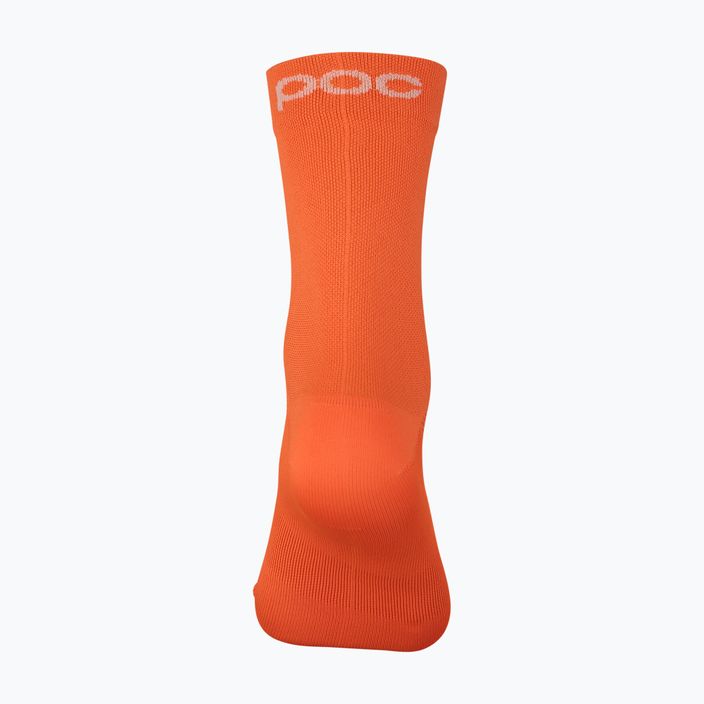 Чорапи за колоездене POC Fluo Mid fluorescent orange 5