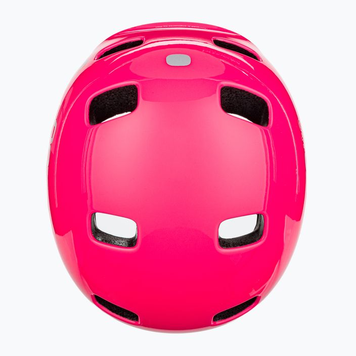 Детска каска за велосипед POC Pocito Crane MIPS флуоресцентно розово 6