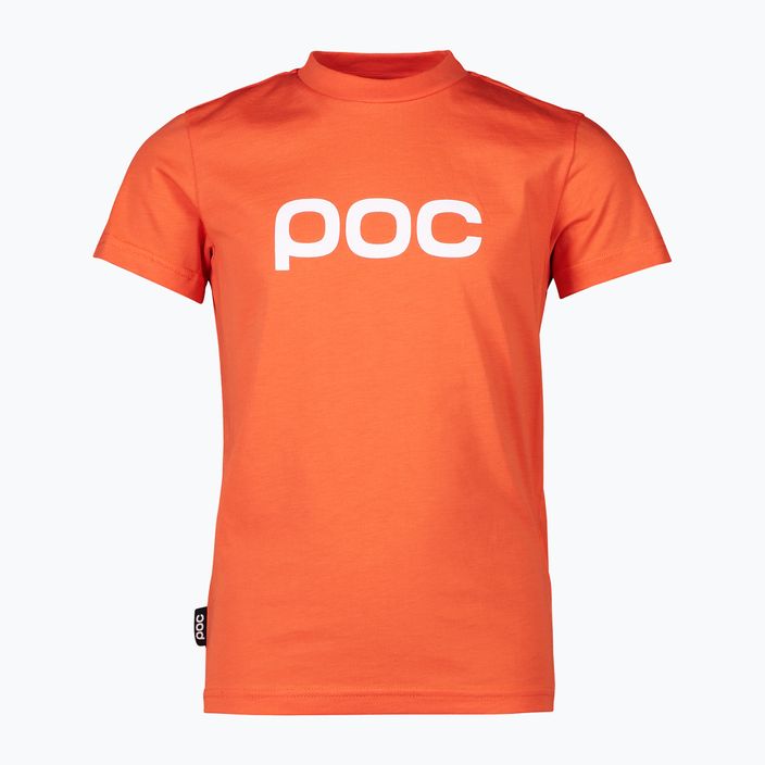 Детска тениска за трекинг POC 61607 Tee zink orange
